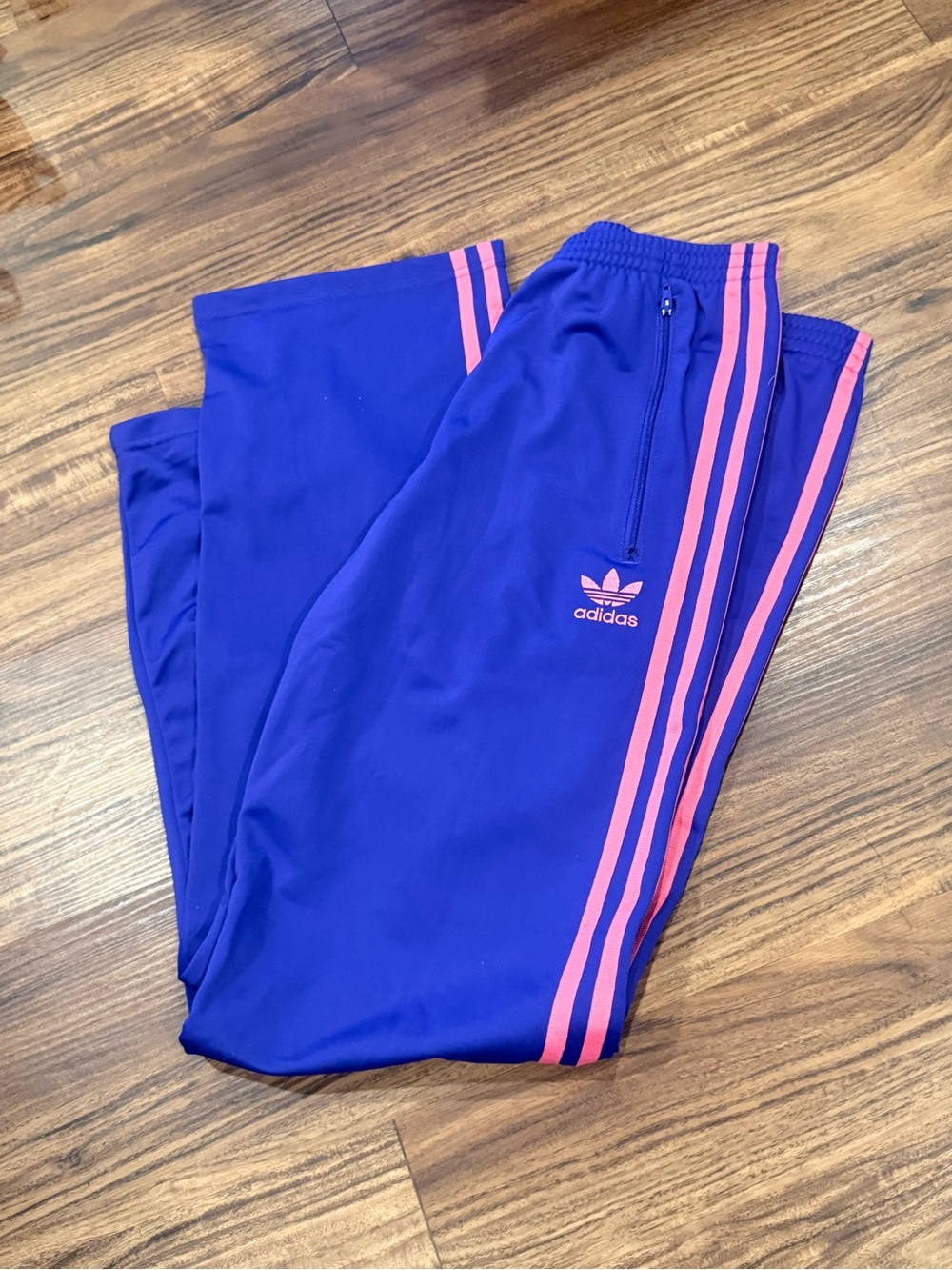Adidas Women’s tracksuit bottoms XL Purple/Pink original trefoil pants firebird